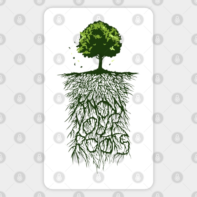 Roots Series: Know Your Roots Tree Sticker by Jarecrow 